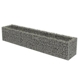 Vidaxl Gabion -Pflanzer erhöhte 270 x 50 x 50 cm verzinkte Stahl