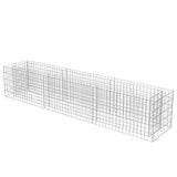 Vidaxl Gabion -Pflanzer erhöhte 270 x 50 x 50 cm verzinkte Stahl