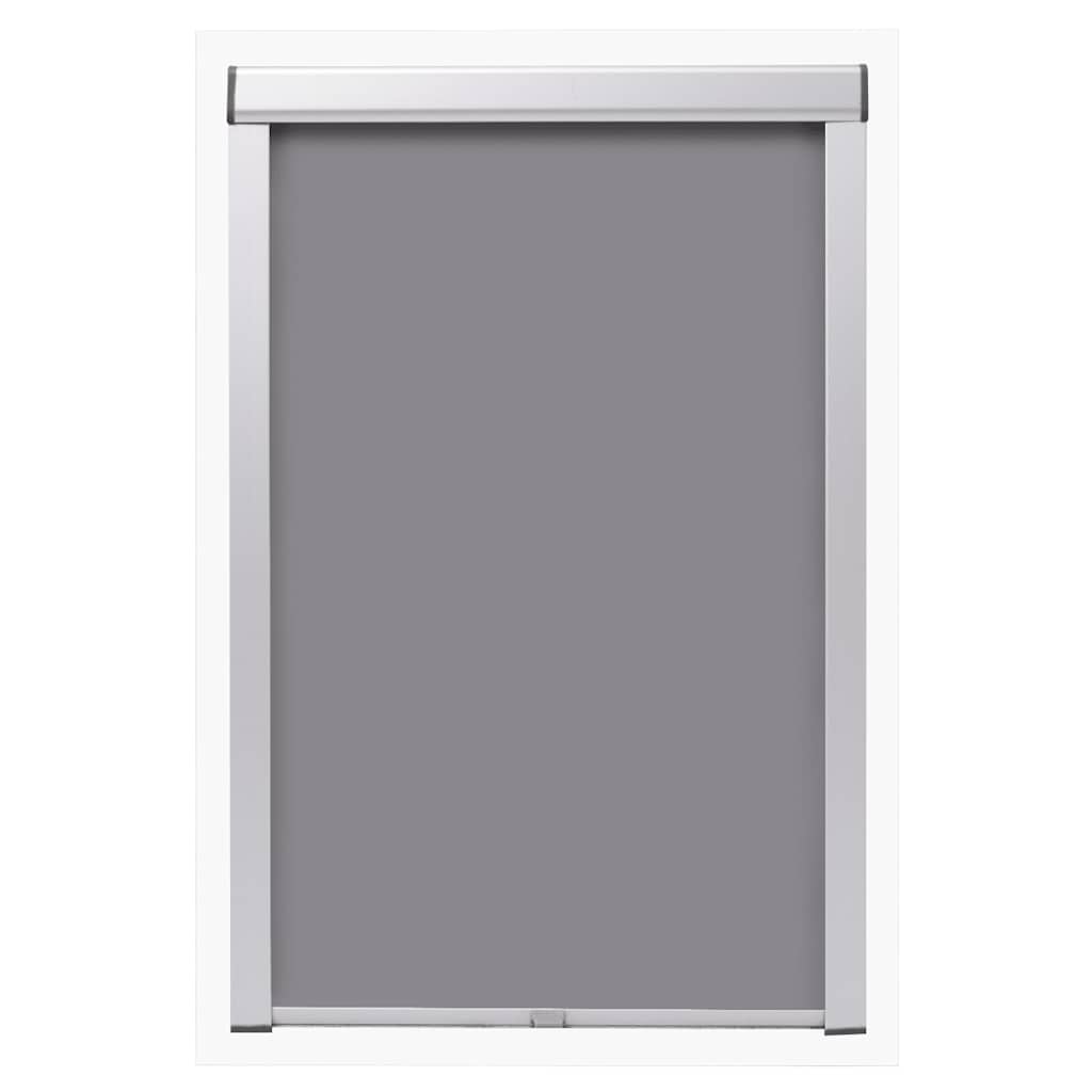 Vidaxl rouleau aveugle accablant gris mk08