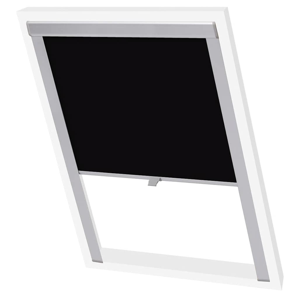 Vidaxl Rouleau aveugle accablant noir CK02