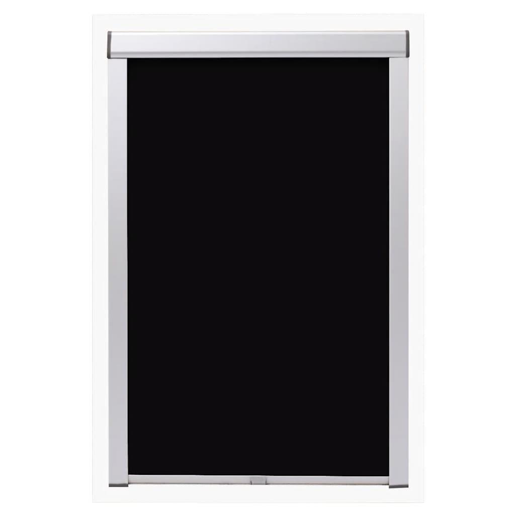 Vidaxl Rouleau aveugle accablant noir CK02