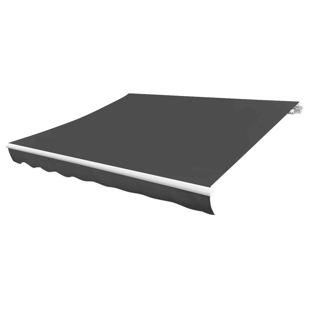 Vidaxl laifeldoek 350x250 cm platno antracit