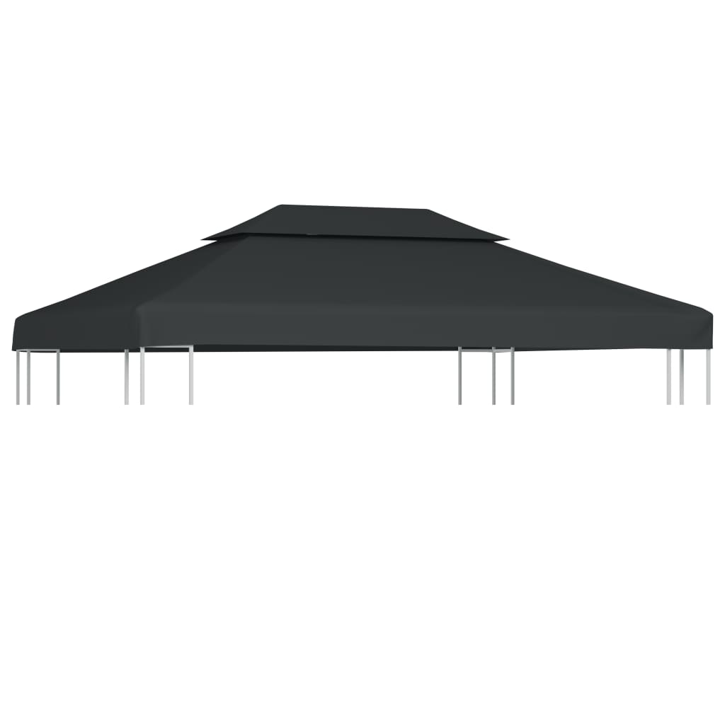 Vidaxl Prieverwak 2-layer 4x3m 310 g m² Anthrazitfarben