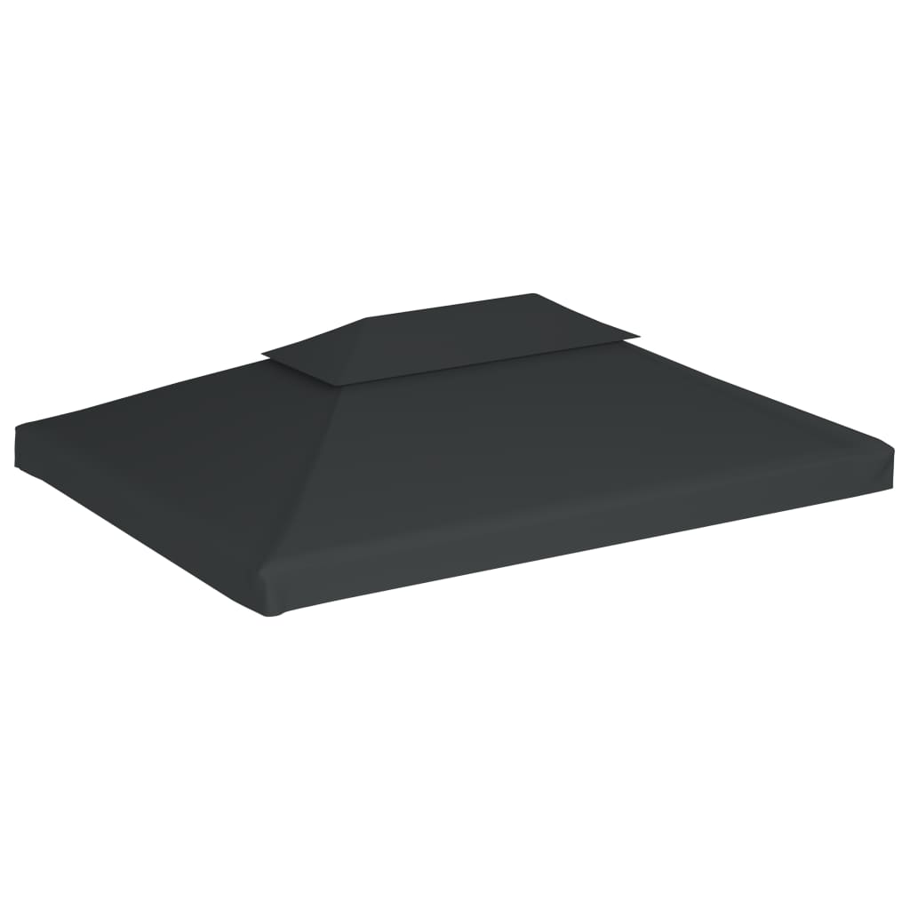 Vidaxl Prieverwak 2-layer 4x3m 310 g m² Anthrazitfarben