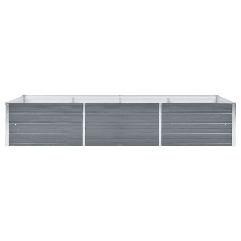 VidaXL Planter Insert 240x80x45 cm Galvanized Steel Gray