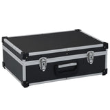 Vidaxl Tool Case 46x33x16 cm in alluminio nero