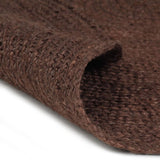 Vidaxl tapis fait à la main vers 150 cm de jute brun
