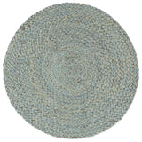 Bidaxl Placemats 4 ms runt 38 cm jute olivgrön