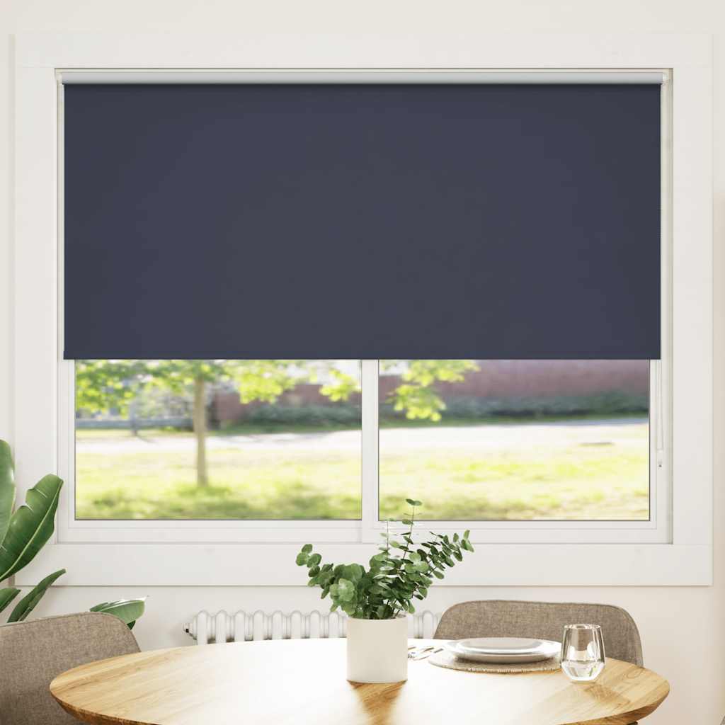 Vidaxl Roller Blind Damning 160 x 175 cm marinblå