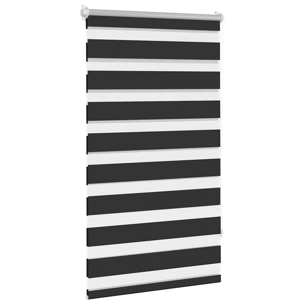 Vidaxl duo roller slepa 70x120cm črna