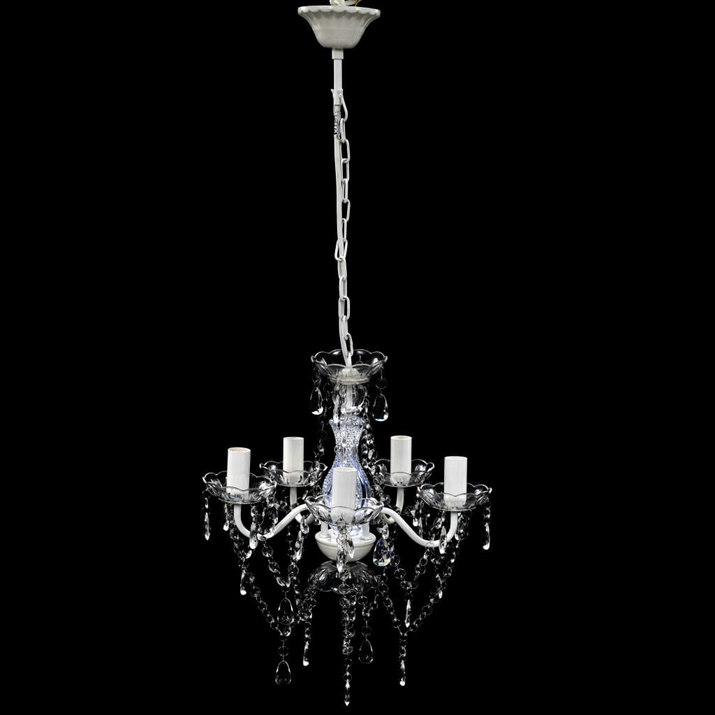 Vidaxl Candelier 5 Pears Transparente