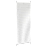 Vidaxl plisséjalind 40x125 cm bela