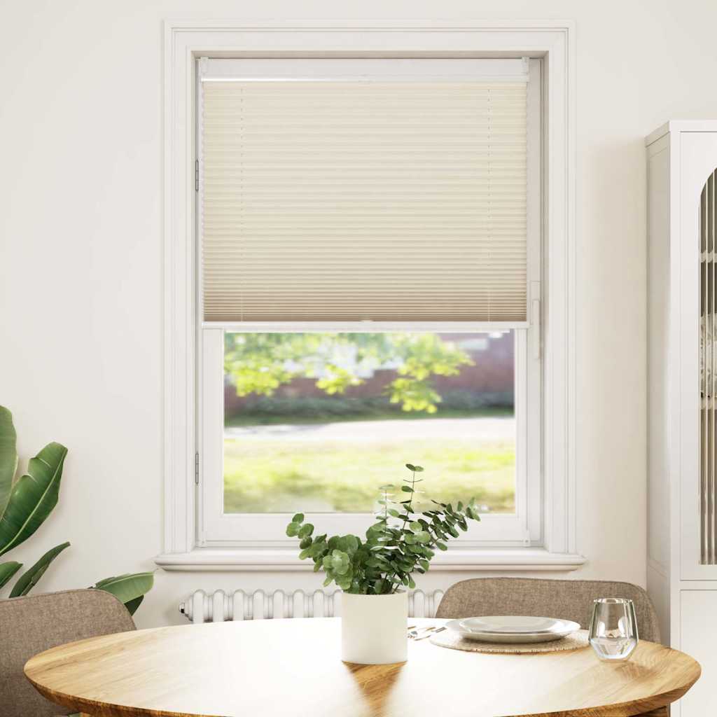 Vidaxl Plissé Roller Blind 70x150 cm creme