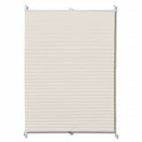 Vidaxl Plissé Roller Blind 80x150cm krem