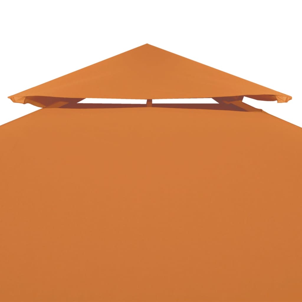 Vidaxl Remplacement Tente Arbor 310 g m² 3x3 m orange