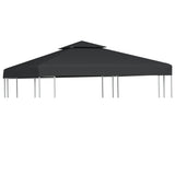 Vidaxl Udskiftningstelt klud Arbor 310 g m² 3x3 m mørkegrå