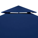 Vidaxl Remplacement Tente Arbor 310 g m² 3x3 m bleu foncé