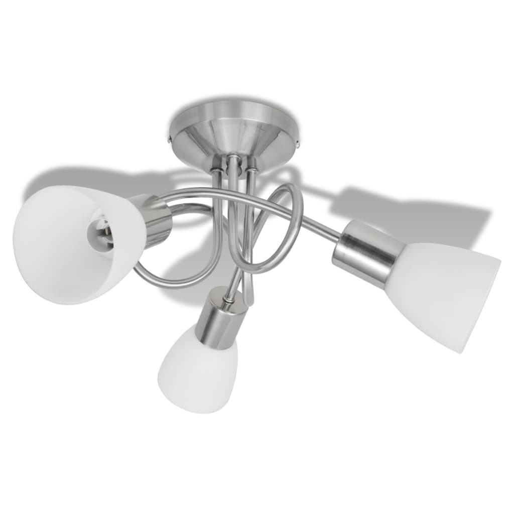Vidaxl taklampe med glasshetter for 3 x E14 pærer