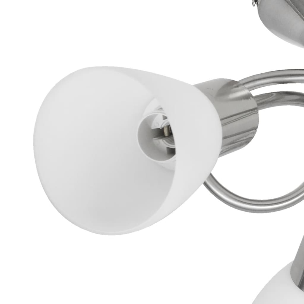 Vidaxl taklampe med glasshetter for 3 x E14 pærer