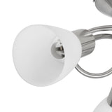 Vidaxl taklampe med glasshetter for 3 x E14 pærer