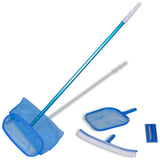 VidaXL Swimming pool set 2 Nets, 1 scrubber, 1 brush + telescopic pole