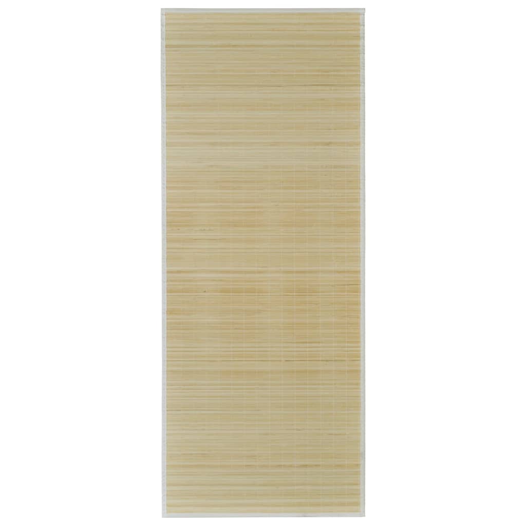 Vidaxl Carpet Rectangular 80x300 cm Bamboo Naturale