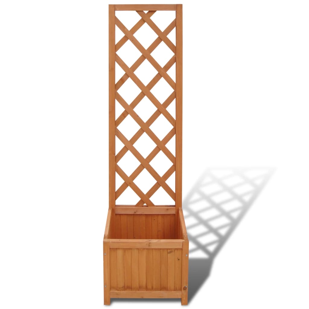 Vidaxl Planter s horolezeckým rámem 40x30x135 cm