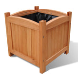 Les planteurs Vidaxl ont relevé 2 PCS 30x30x30 cm en bois