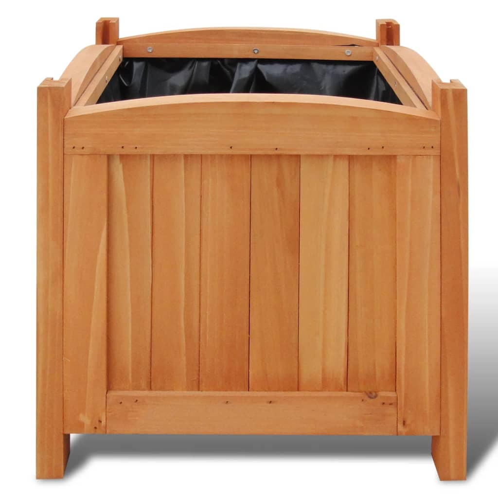 Les planteurs Vidaxl ont relevé 2 PCS 30x30x30 cm en bois