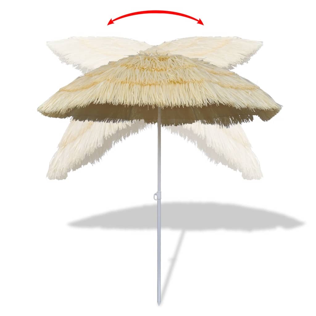 Vidaxl Strandparasol naklápěcí styl Havaje