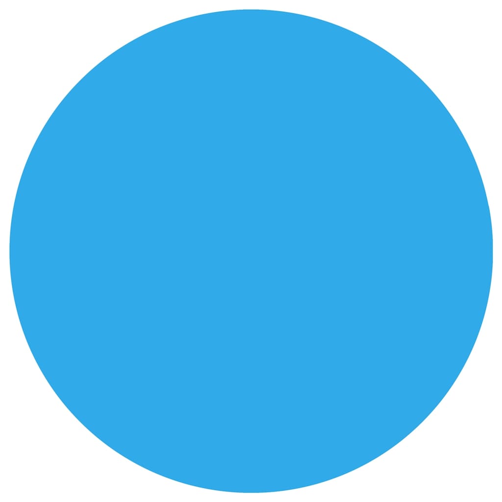 Vidaxl pool sail around 488 cm PE blue