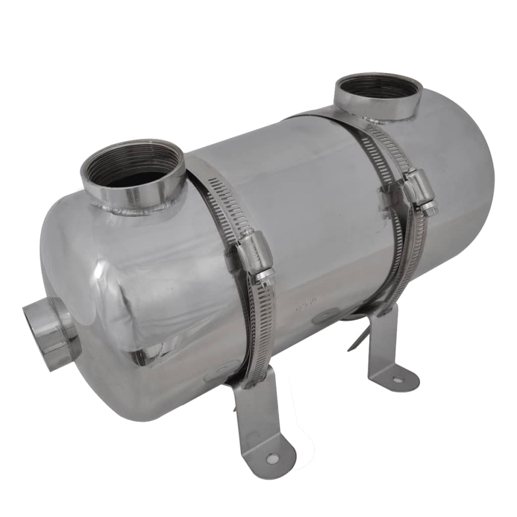 Vidaxl Schwimmbad Wärmetauscher 355 x 134 mm 40 kW