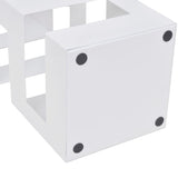 Vidaxl Paraply Biking Stick Holder White Square Steel 48,5 cm