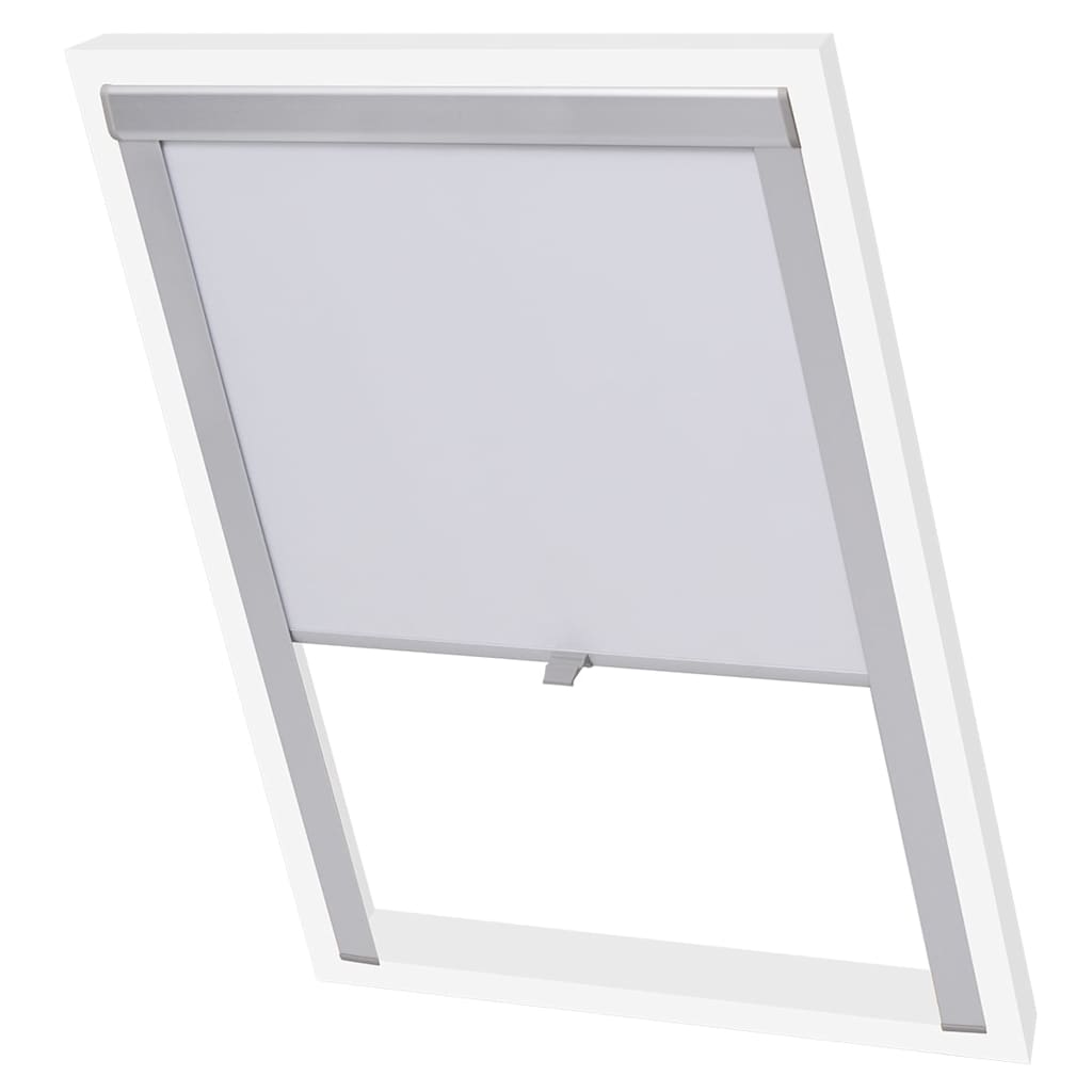 Vidaxl rouleau aveugle accablant blanc c02