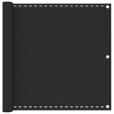 Vidaxl balkongskjerm 90x600 cm HDPE Anthracite -farget
