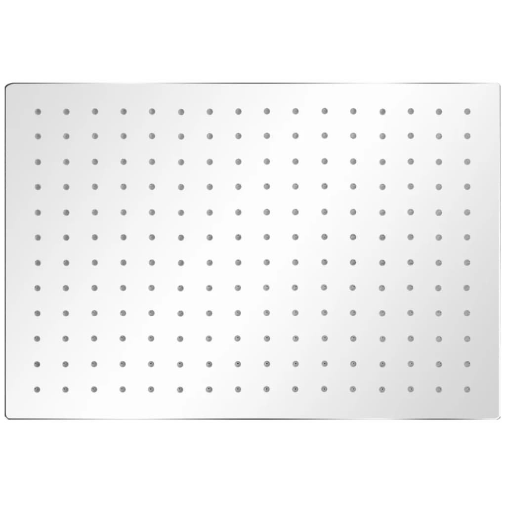 Bidaxl RUNDUCH Duschhuvud rostfritt stål 30x40 cm rektangulärt