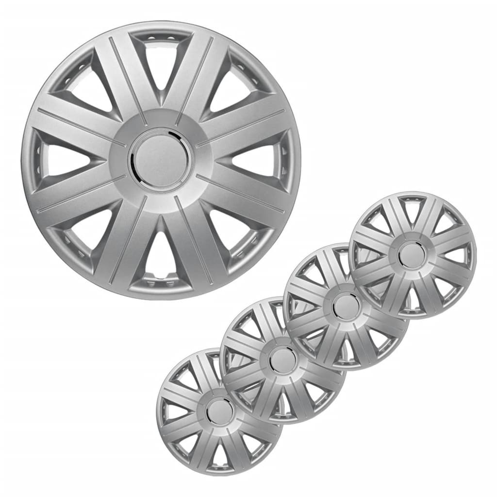Proplus Hubcaps 4 St Cosmos 13 '' Colore en argent