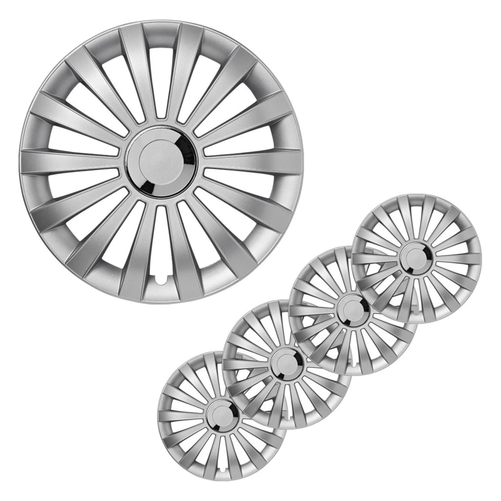 Proplus Hubcaps 4 St Meridian 15 '' Colore en argent