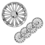 Proplus Hubcaps 4 St Meridian 15 '' Colore en argent