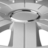 Proplus Hubcaps 4 St Meridian 15 '' Colore en argent
