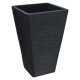 Progarden Flowerpot rebrast 55 cm antracit -obarvan