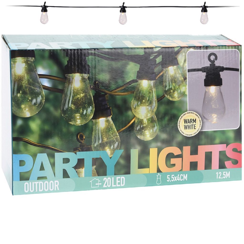 Progarden progarden party osvětlení sada s 20 lampami LED 4,5 V