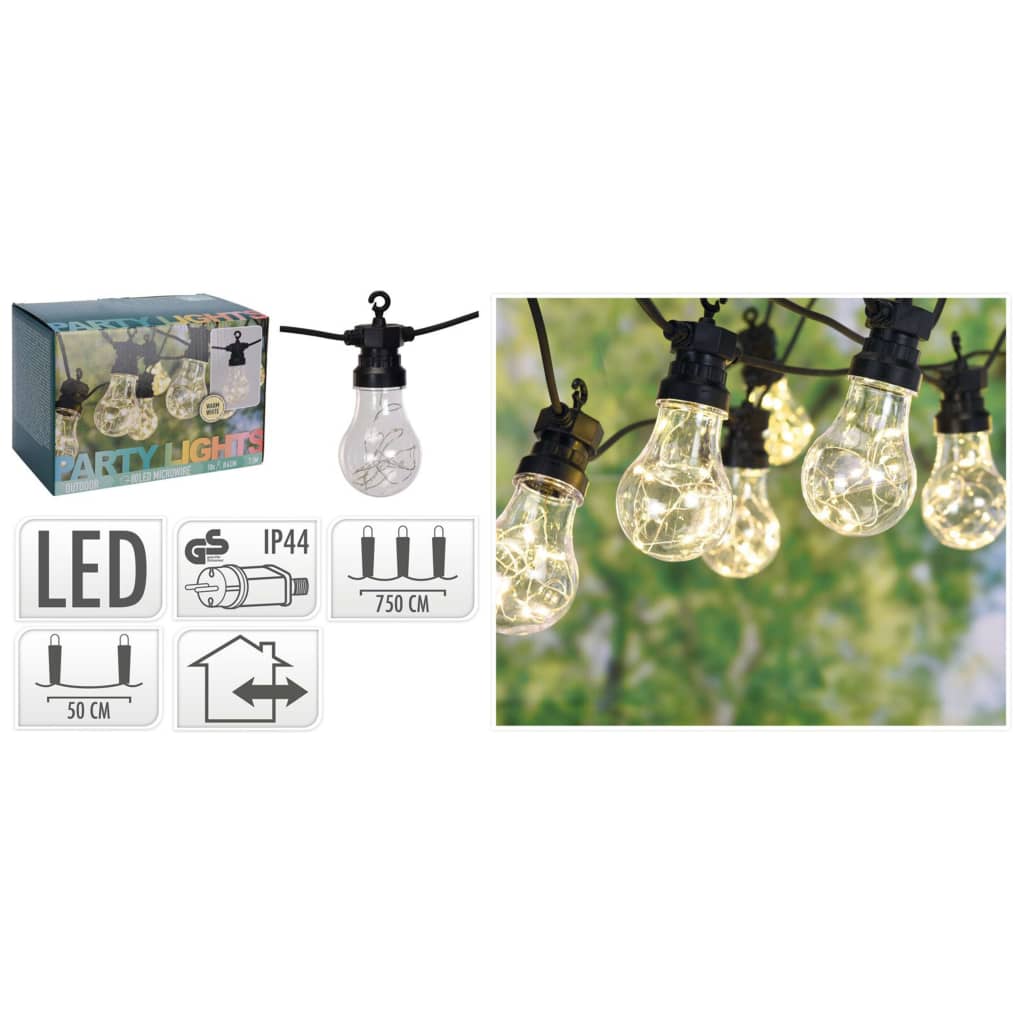 Osvětlení party progarden progarden se 100 LED lampy