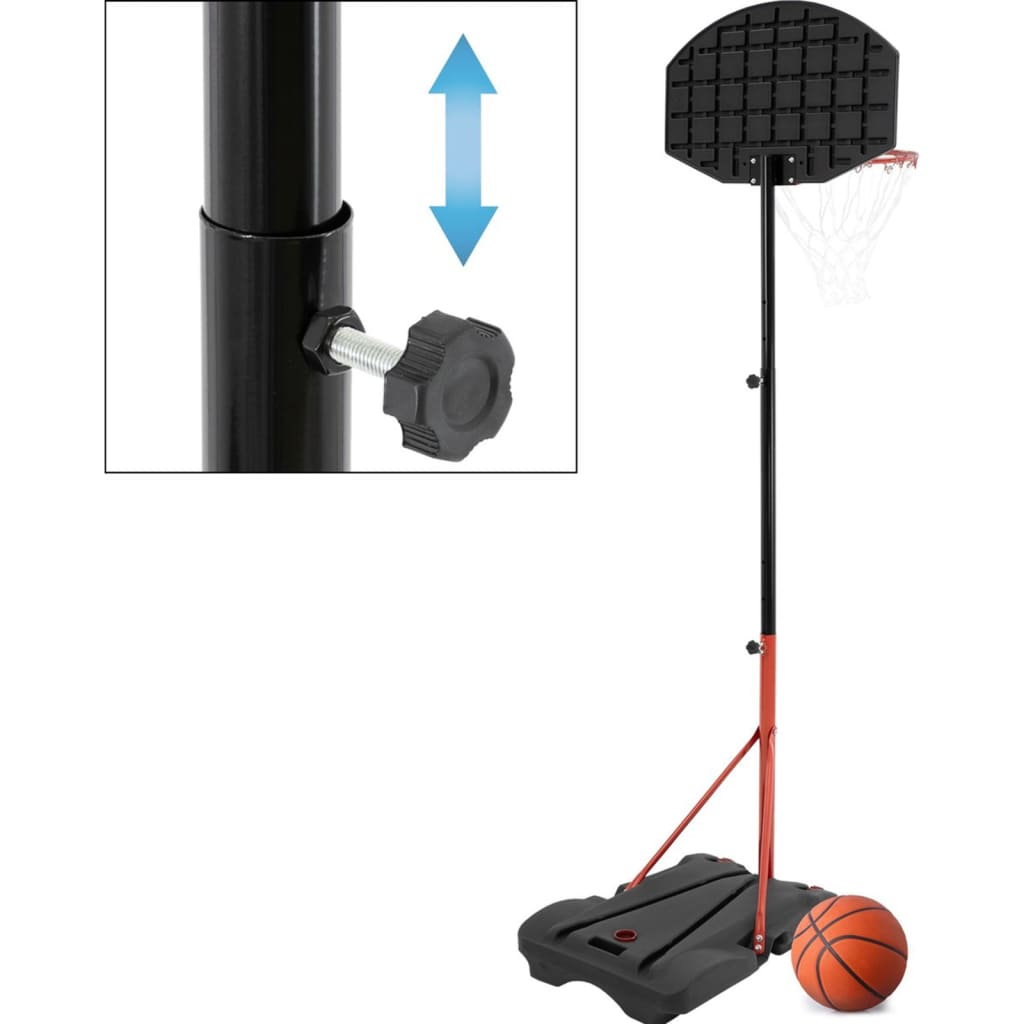 XQ Max Basketball Set an der Héichtecierbar portable
