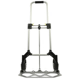 Proplus Faltbares Gepäcktrolley 70 kg Aluminium Silber Schwarz