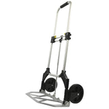 Proplus Faltbares Gepäcktrolley 70 kg Aluminium Silber Schwarz