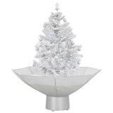 Vidaxl Christmas Snowing avec parapluie 75 cm blanc