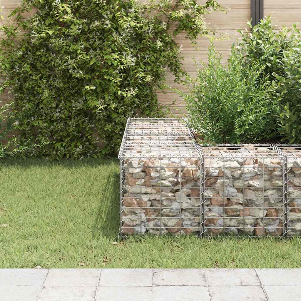 Vidaxl Gabion Planter surélevé Cube 40x40x40 cm Fil en acier