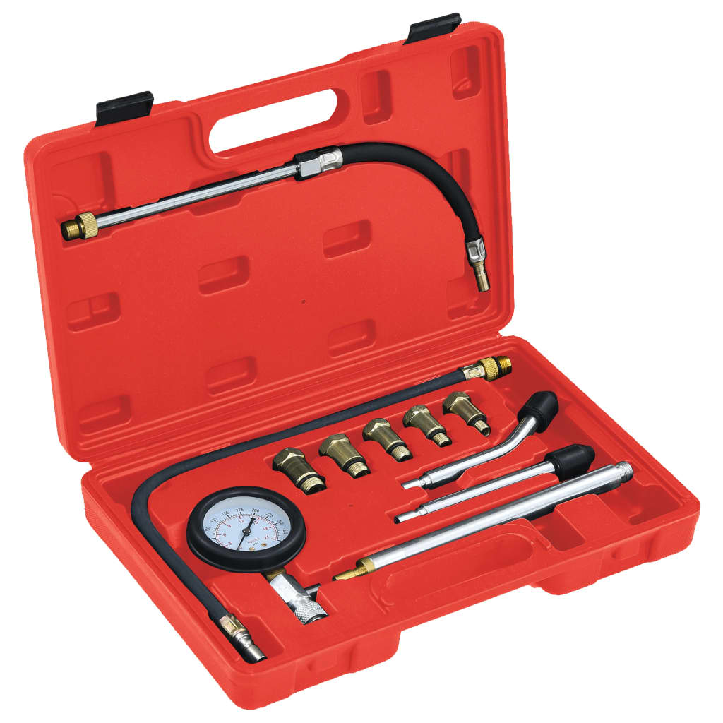 Vidaxl Set di tester di compressione in 12 parti per motori a benzina