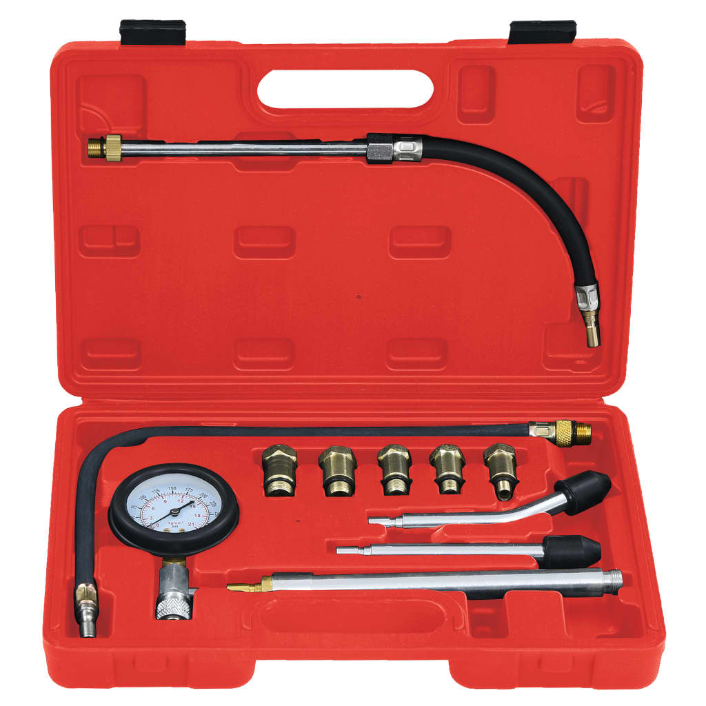 Vidaxl Set di tester di compressione in 12 parti per motori a benzina